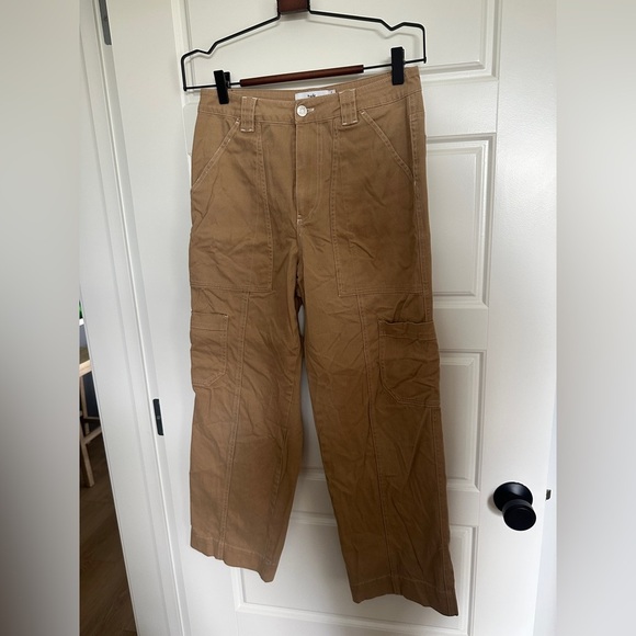 Simon’s Twik Women's Tan Cargo Pants - Picture 1 of 3